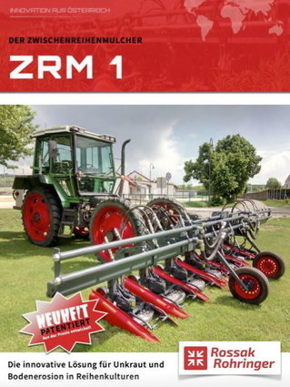 Zwischenreihenmulcher auf Traktor